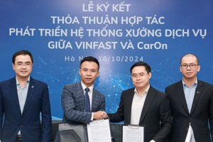 VinFast ‘bắt tay’ CarOn mở chuỗi xưởng dịch vụ xe điện trên toàn quốc