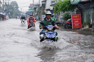 TPHCM và Nam bộ liên tục có mưa dông vào chiều, tối