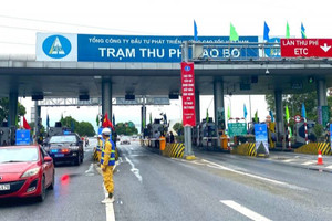 Thu phí cao tốc Nhà nước đầu tư: Cao nhất 5.200 đồng/km