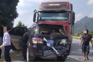 Lạng Sơn: tai nạn liên hoàn trên quốc lộ 1A, giao thông ách tắc cục bộ