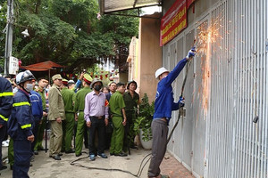 Quận Hà Đông cưỡng chế thu hồi đất thực hiện dự án giảm ngập úng phía Tây