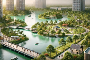 Năm 2026, quận rộng lớn nhất Thủ đô sẽ có công viên trăm tỷ gần 6ha