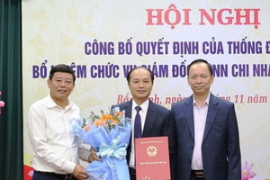 Ngân hàng Nhà nước bổ nhiệm Giám đốc NHNN Chi nhánh tỉnh Bắc Ninh