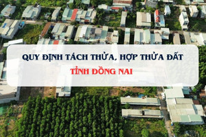 Quy định cụ thể về tách thửa đất ở tỉnh sắp sở hữu sân bay lớn nhất Việt Nam