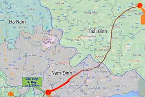 Gần 20 nghìn tỷ đồng làm hơn 60km cao tốc Thái Bình - Nam Định