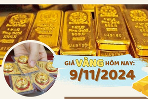Giá vàng hôm nay 9/11: Vàng trong nước phục hồi nhẹ, SJC 86 triệu đồng/lượng