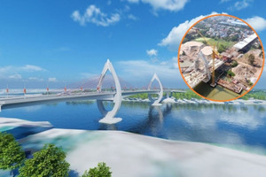Cầu dây văng đầu tiên của tỉnh Nam Định sắp đến bước tiến quan trọng, hướng tới thông xe vào tháng 3/2025