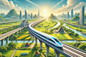 Việc khai thác đường sắt tốc độ cao Bắc - Nam qua TP. Nam Định ước lãi 400 triệu USD trong 30 năm