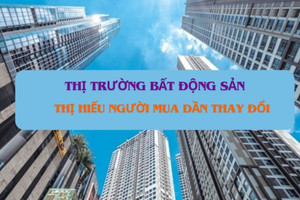 Thị trường BĐS đã phục hồi, thị hiếu của người mua dần thay đổi