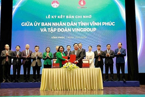 Vingroup (VIC) ký kết hợp tác với Vĩnh Phúc, chuyển đổi xanh 6 lĩnh vực trọng tâm