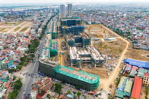 Tiến độ dự án tổng kho nhà ở xã hội gần 4.500 căn, cách Vinhomes Royal Island chỉ một cây cầu