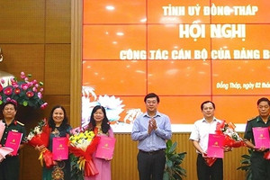 Ban Bí thư chỉ định 5 nhân sự tham gia Ban Chấp hành Đảng bộ tỉnh Đồng Tháp