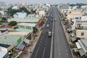 Diện mạo tuyến đường kết nối 4 quận, huyện với sân bay Tân Sơn Nhất sắp thông xe