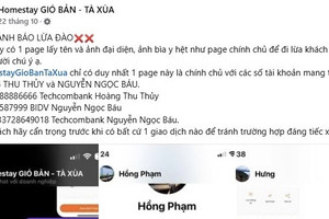 Chục triệu đi tong chỉ vì đặt phòng nhầm fanpage giả mạo