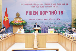 Thủ tướng chủ trì phiên họp 15 Ban Chỉ đạo các dự án GTVT trọng điểm