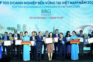 Tập đoàn BRG lần thứ tư liên tiếp được vinh danh Doanh nghiệp Bền vững Việt Nam