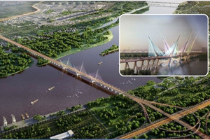 Hà Nội sắp có thêm cầu 8.300 tỷ, là công trình cấp đặc biệt bắc qua sông Hồng