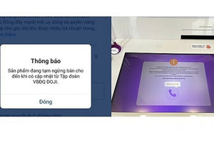 DOJI tạm ngưng eGOLD vì lỗi hệ thống TPBank