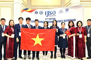 6 học sinh Việt Nam đi thi giành 6 Huy chương Olympic khoa học trẻ quốc tế