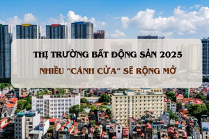 Năm 2025 sẽ có nhiều 'cánh cửa' rộng mở cho thị trường bất động sản