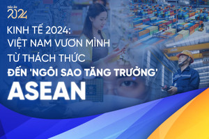 Kinh tế 2024: Việt Nam vươn mình từ thách thức đến 'ngôi sao tăng trưởng' ASEAN