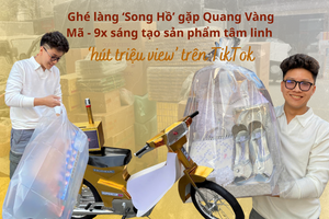 Cuối năm, ghé về thủ phủ vàng mã lớn nhất miền Bắc gặp 9x đưa 'hàng hiệu tâm linh' trở thành xu hướng hút triệu view TikTok