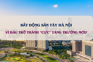 Vì đâu BĐS phía Tây Hà Nội trở thành 'cực' tăng trưởng mới hút nhà đầu tư?