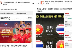 Giá tăng vọt, VFF cảnh báo CĐV về vé chung kết ASEAN Cup 2024