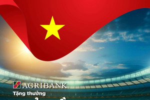 Agribank tặng thưởng 1 tỷ đồng cho Đội tuyển Bóng đá Quốc gia Việt Nam