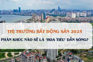 Phân khúc nào sẽ là 'hoa tiêu' của thị trường bất động sản năm 2025?