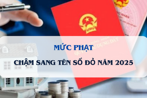 Từ bây giờ, chậm sang tên sổ đỏ sẽ bị phạt bao nhiêu?