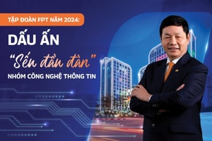 Tập đoàn FPT năm 2024: Dấu ấn 'Sếu đầu đàn' nhóm công nghệ thông tin