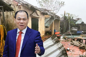 Vingroup của tỷ phú Phạm Nhật Vượng hỗ trợ khẩn cấp 500 tỷ đồng cho các gia đình thiệt hại do bão Bualoi: Những hộ dân nào trong danh sách?
