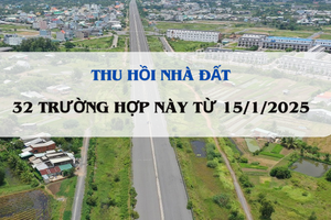 Chưa đầy 10 ngày nữa sẽ thu hồi nhà đất đối với 32 trường hợp này