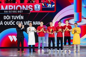 Hậu vô địch ASEAN Cup 2024, Đội tuyển Việt Nam bất ngờ trở thành Đại sứ truyền cảm hứng thứ 6 tại WeChoice Awards 2024