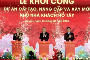 Chính thức khởi công khu Nhà khách Hồ Tây