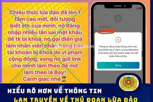 Công an lên tiếng về cảnh báo 'chiêu lừa đảo nhập sai mật khẩu ngân hàng' đang lan truyền trên mạng xã hội