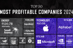 Lộ diện 50 công ty có lợi nhuận cao nhất thế giới năm 2024, top 1 đến từ châu Á