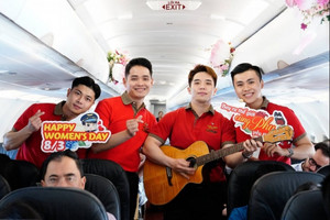 Vietjet tung ưu đãi khủng: Giảm giá vé tới 83% nhân ngày Quốc tế phụ nữ 8/3