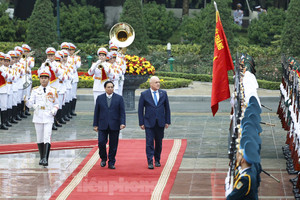 Thủ tướng Phạm Minh Chính chủ trì lễ đón Thủ tướng New Zealand