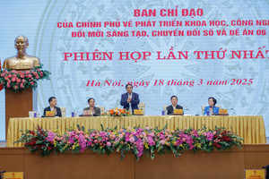 CẬP NHẬT: Phiên họp thứ nhất Ban Chỉ đạo của Chính phủ về phát triển KHCN, đổi mới sáng tạo, chuyển đổi số và Đề án 06