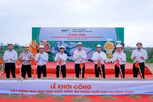 BAF khởi công xây dựng nhà máy sản xuất thức ăn chăn nuôi 35.000m2 tại Bình Định