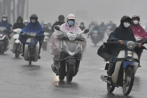 Gió mùa đông bắc đang về, miền Bắc bắt đầu mưa lớn