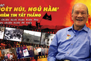 Ký ức ‘khoét núi, ngủ hầm’ và niềm tin tất thắng trong Chiến dịch Điện Biên Phủ của cựu chiến binh 96 tuổi