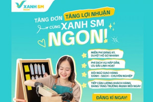 Thành công dẫn đầu thị trường taxi, Xanh SM vừa chính thức ra mắt nền tảng giao đồ ăn bằng xe điện đầu tiên