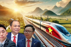 Hai con trai ông Phạm Nhật Vượng góp vốn vào doanh nghiệp nghìn tỷ vừa đăng ký làm đường sắt cao tốc Bắc – Nam