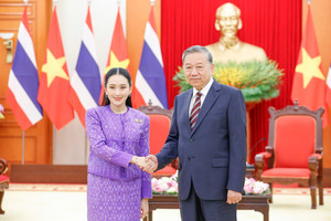 Thủ tướng Thái Lan hội kiến Tổng Bí thư Tô Lâm
