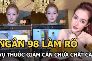 Kiểm tra thuốc giảm cân của DJ Ngân 98 sau cáo buộc chứa chất cấm