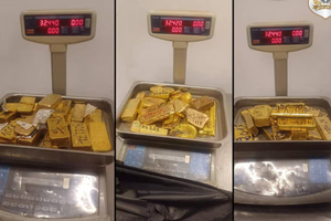 Thu giữ 100kg vàng cùng hơn 43 tỷ tiền mặt ngay tại sân bay