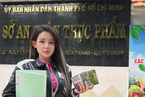 Ngân 98 mang hồ sơ về viên uống giảm cân lên Sở An toàn Thực phẩm TPHCM
